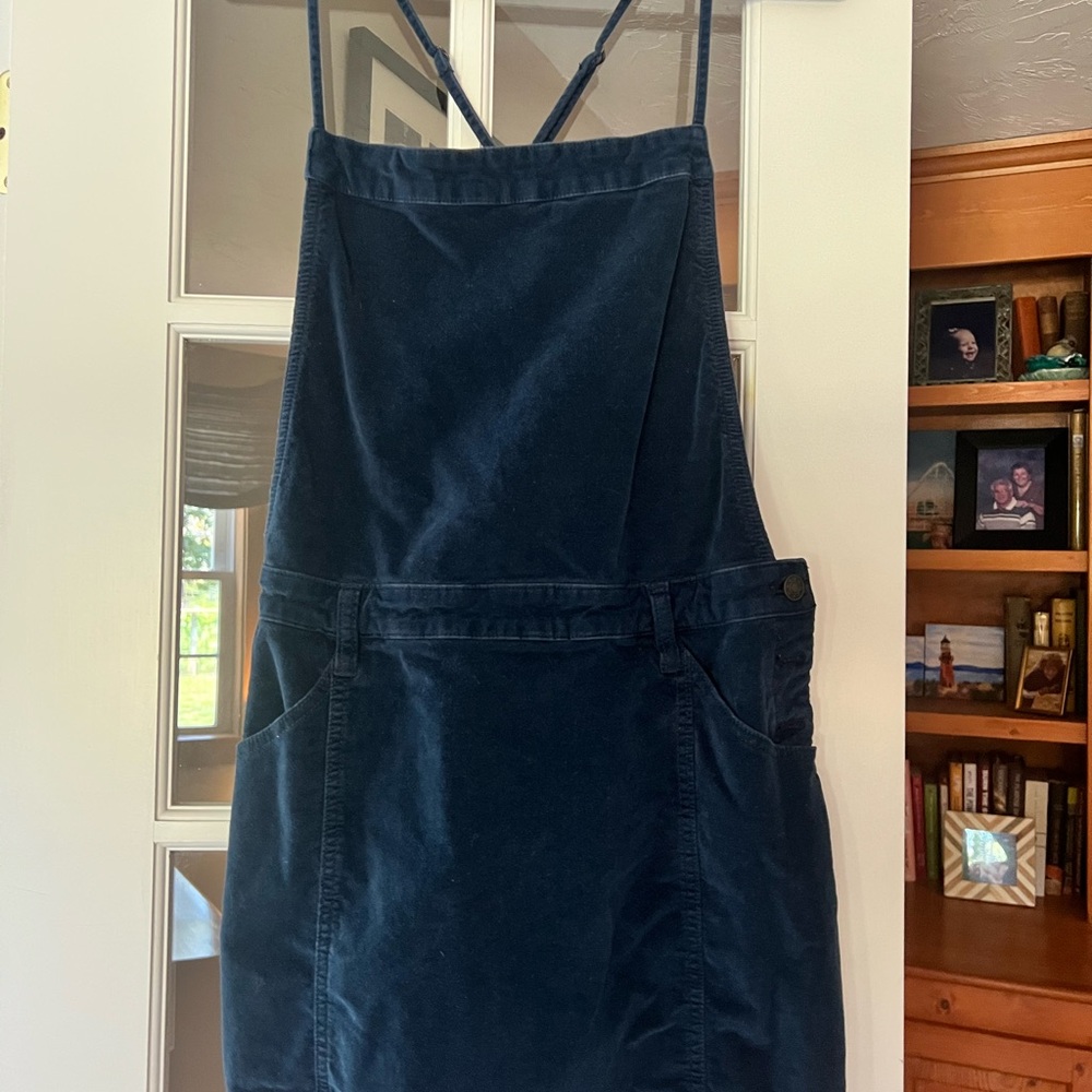Free People Dark Blue Corduroy Dress